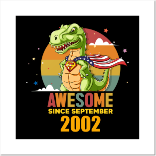 Awesome Since september 2002, Born In september 2002 Birthday Posters and Art